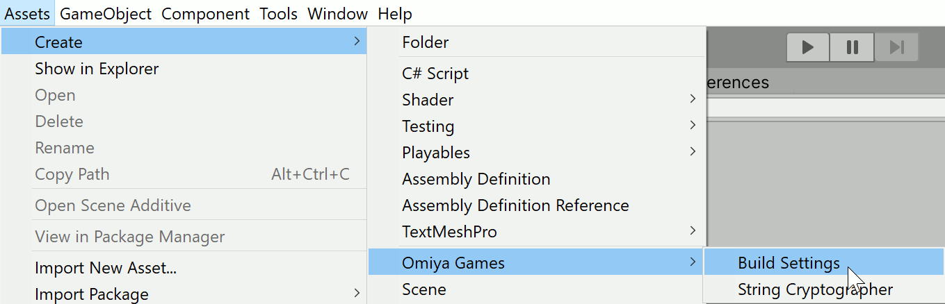 Create Menu Bar